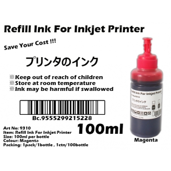 9310-Magenta Refill Ink For Inkjet Printer